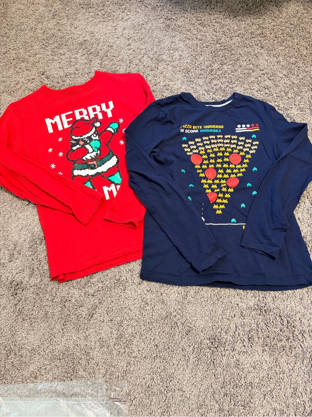 kids : 2pcs of long-sleeve tee XL 14